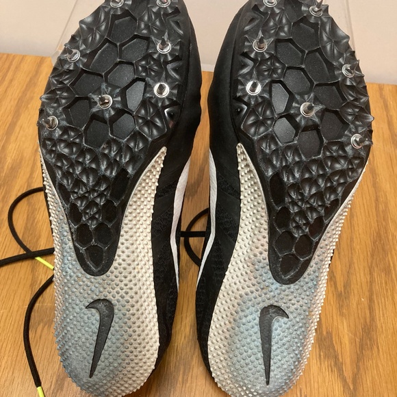 Men's Nike Zoom Rival S Track & Field Sprinting Spikes Black & White US Size 7 - Picture 4 of 13